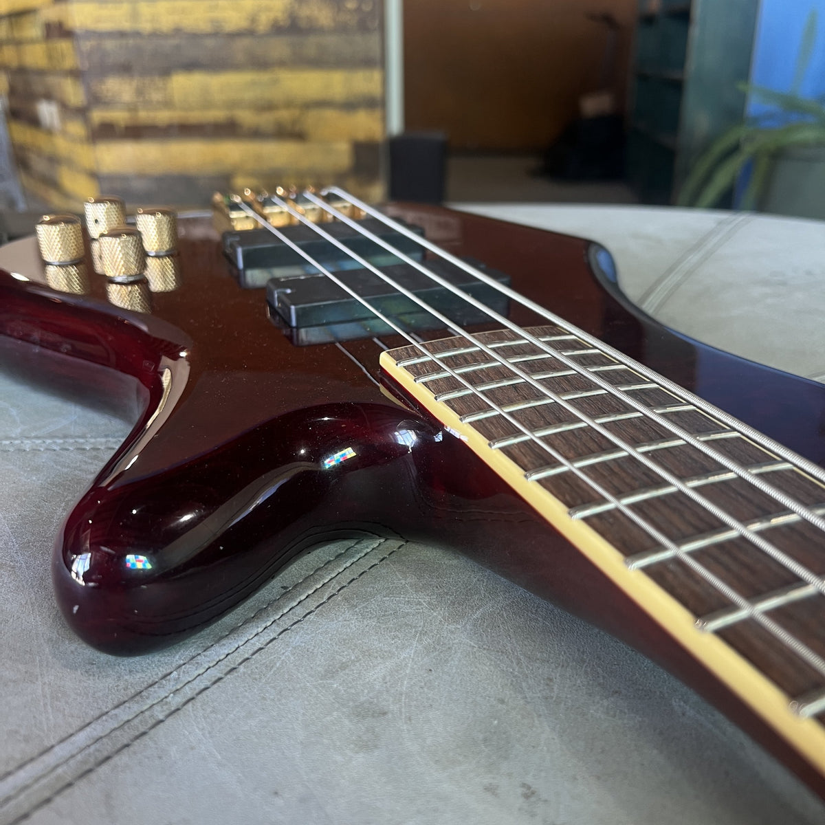 2007 Schecter Diamond Series Elite 4 Bass Guitar - Crimson Red (Crafted in South Korea)