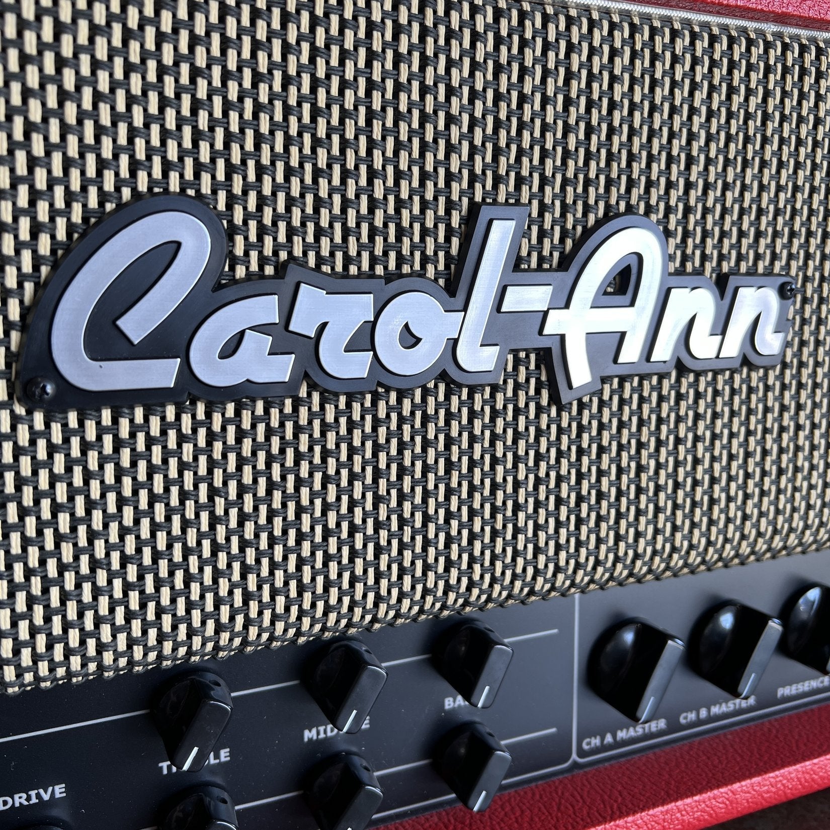 2013 Carol-Ann OD2 100W Guitar Amplifier Head - Red