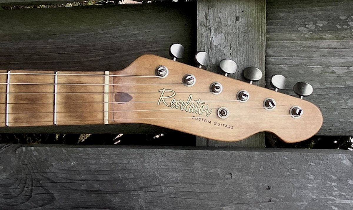 Revelator Guitars - RetroSonic T-Style - Black Guard - #62095