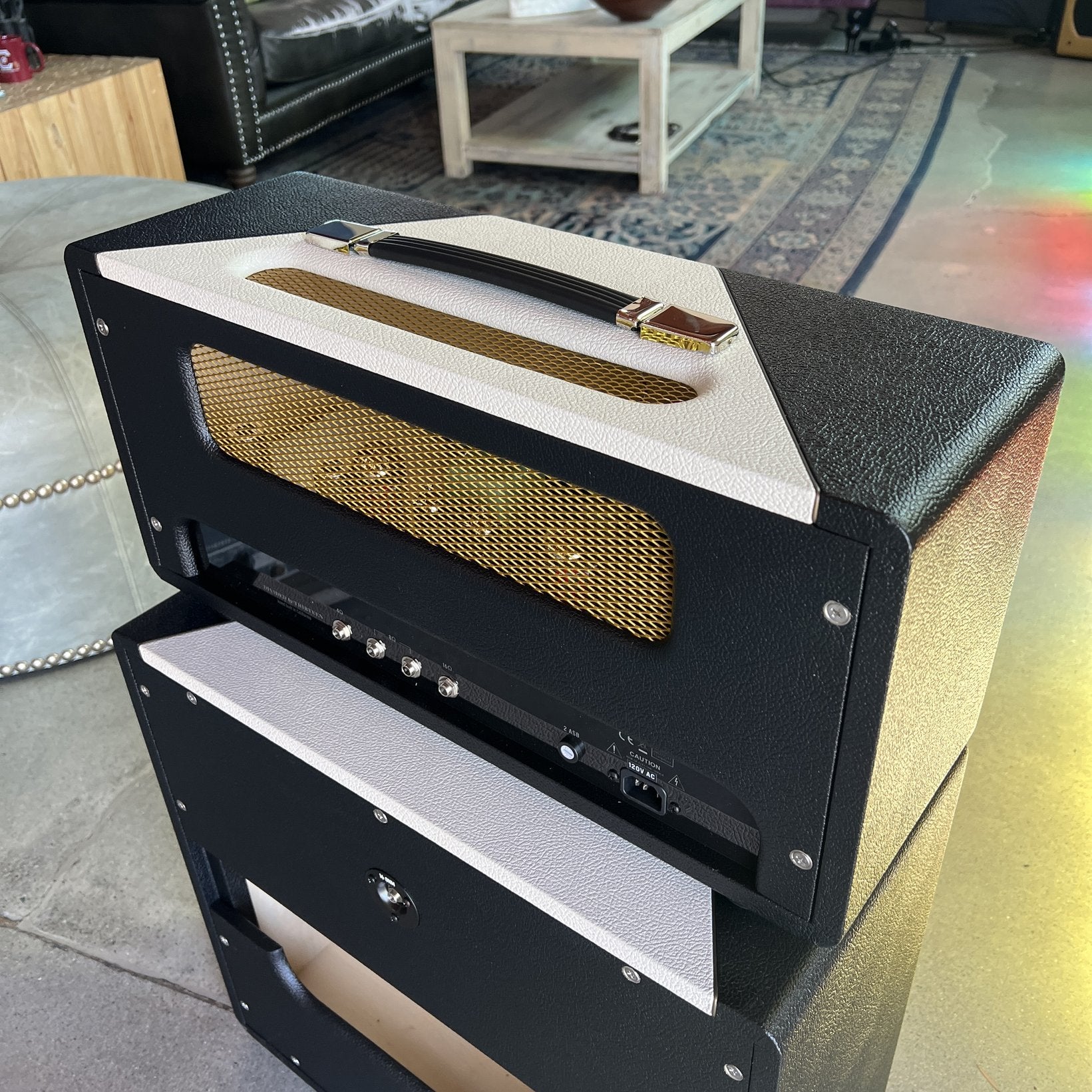 Divided by 13 CCC 9/15 Head - Black Bronco Tolex / Cream V