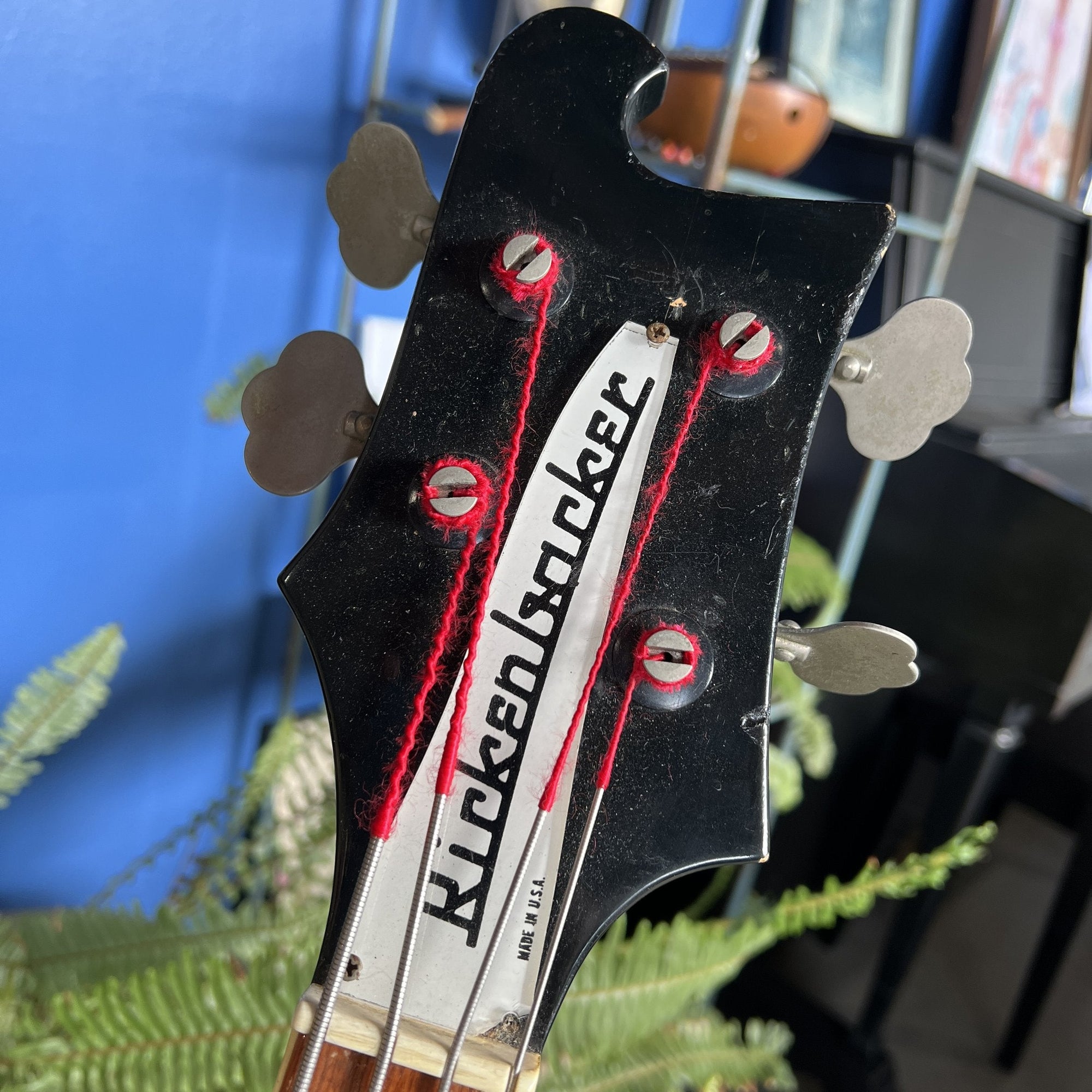 1975 Rickenbacker 4001 Bass Guitar - Jetglo