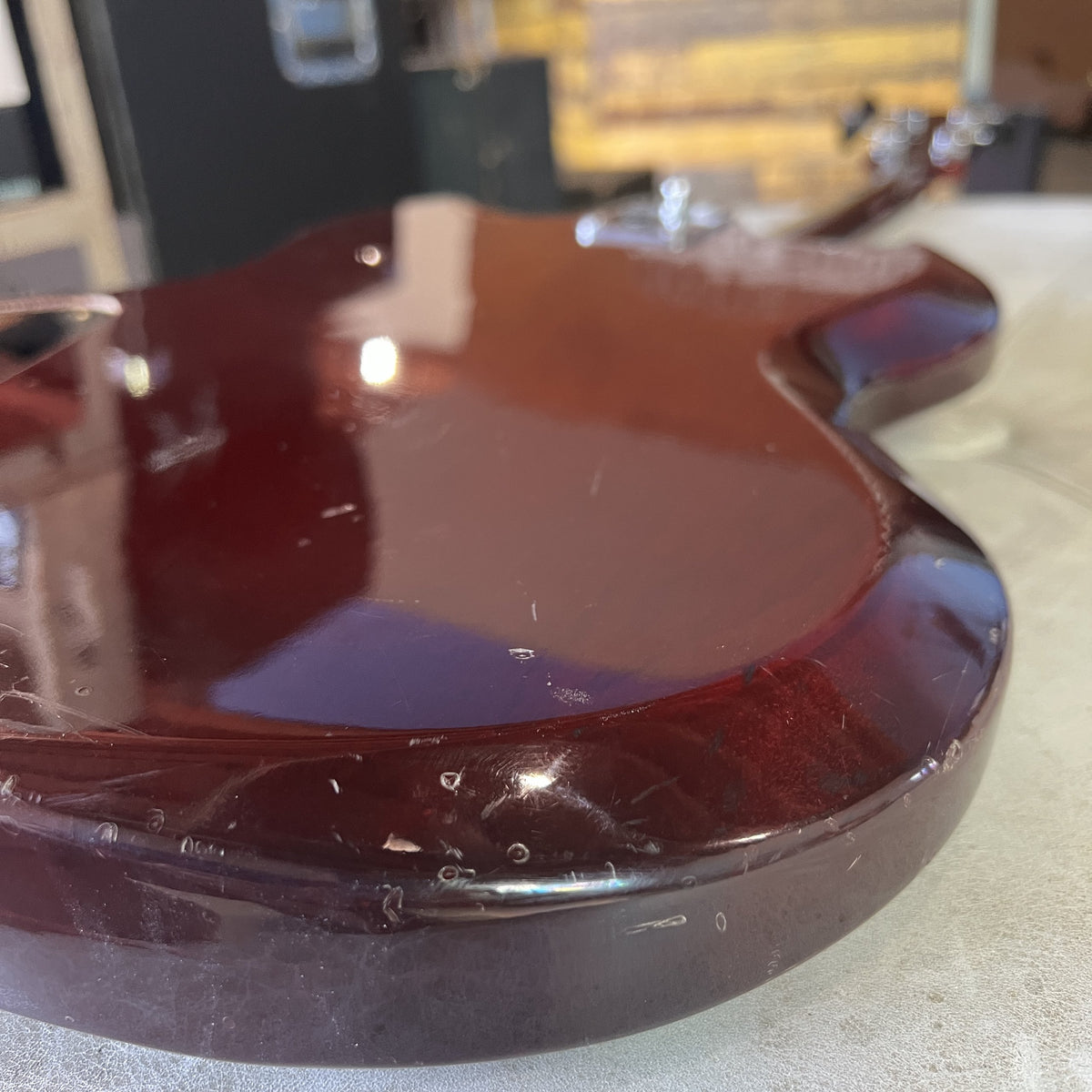 Vintage 1970s Greco EB420 Bass Guitar – Cherry Red (Made in Japan)
