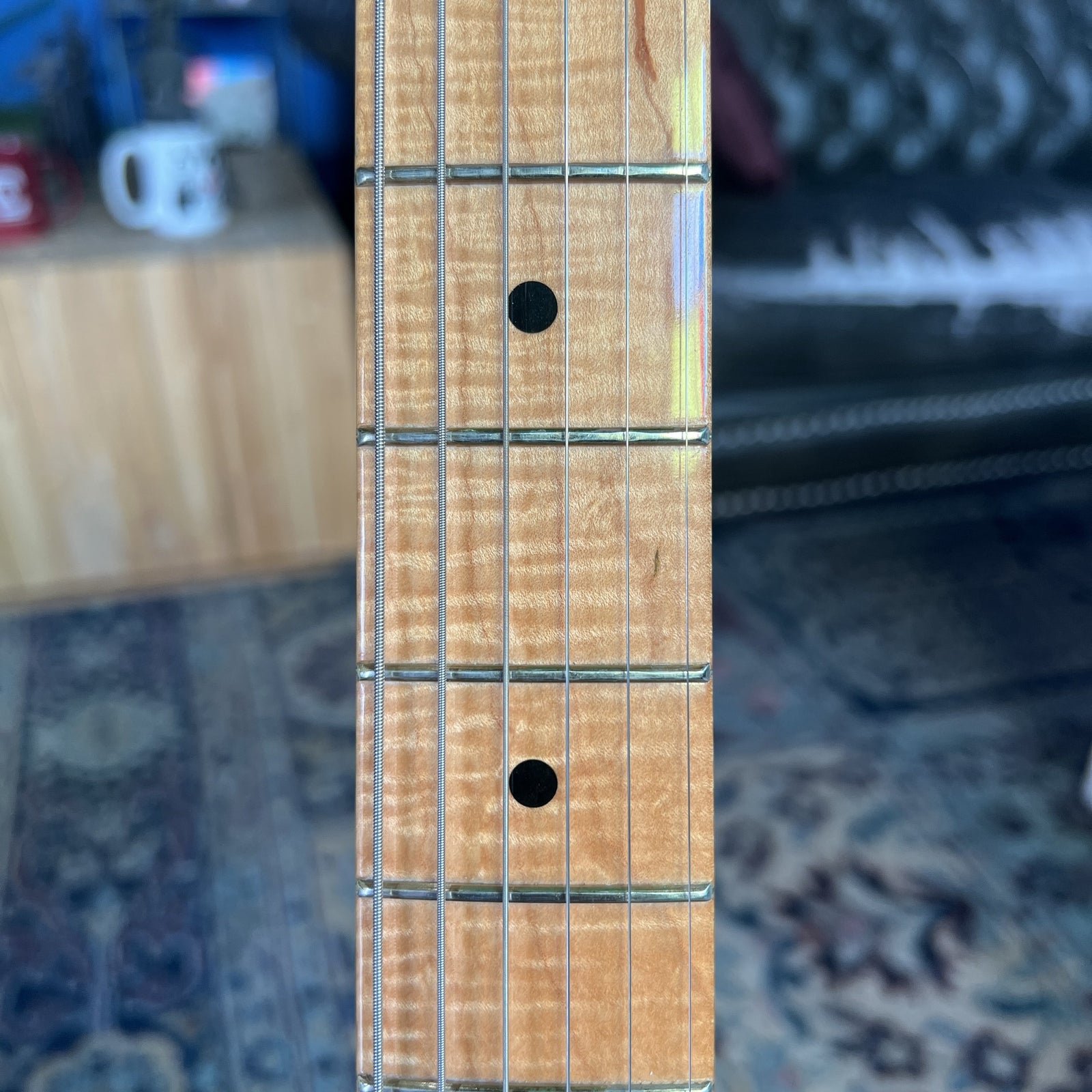 2006 Fender Custom Shop American Custom Telecaster – Natural with Figured Flame Maple Neck (7lbs 3.3oz)