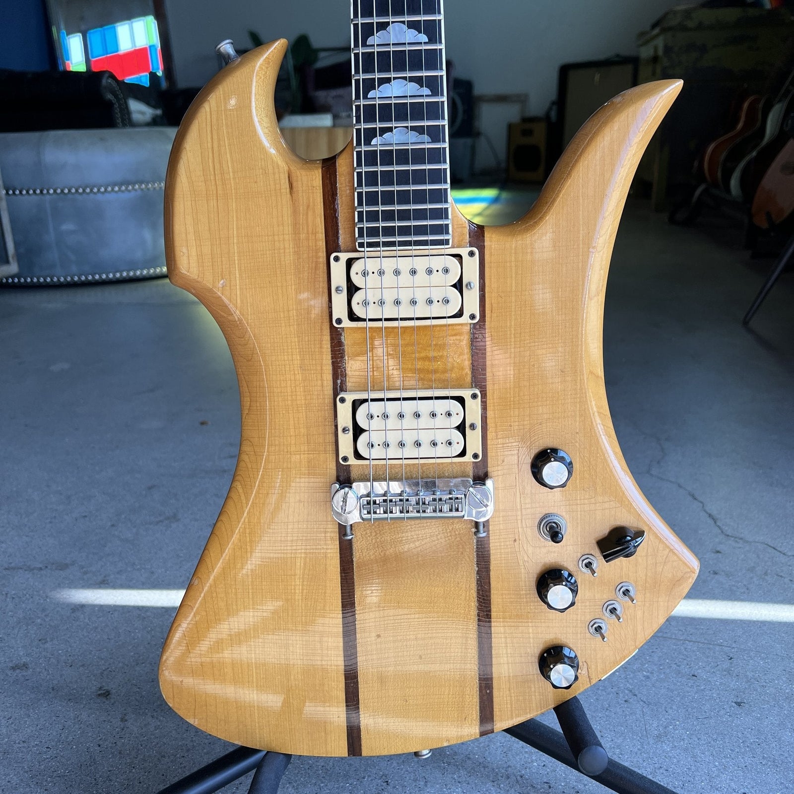 1976 BC Rich Mockingbird Supreme, owned by Tom Bukovac