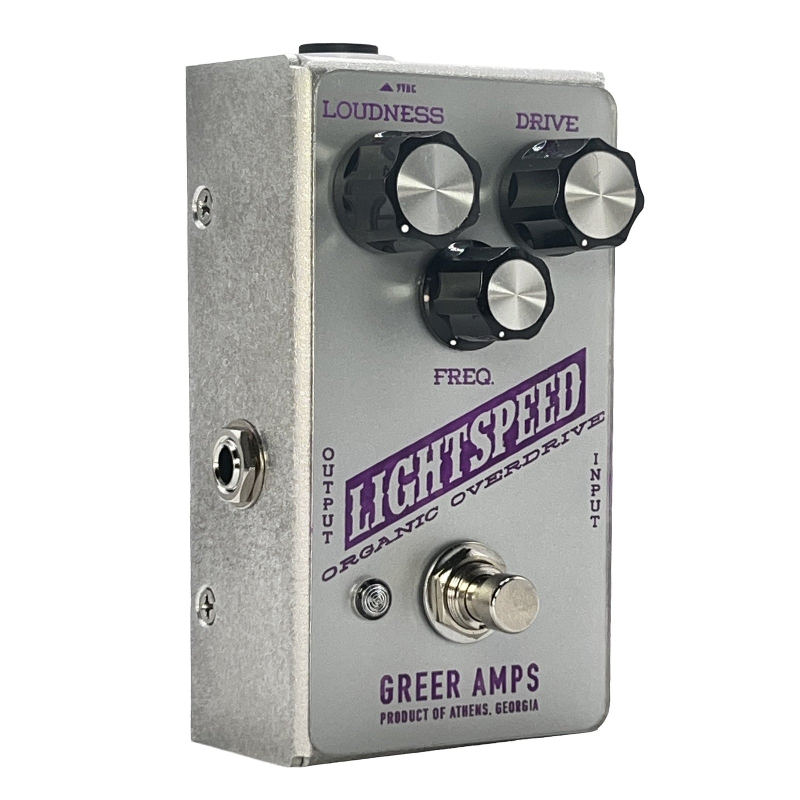 Greer Amps Lightspeed Organic Overdrive - Exclusive Silver/Purple Colorway