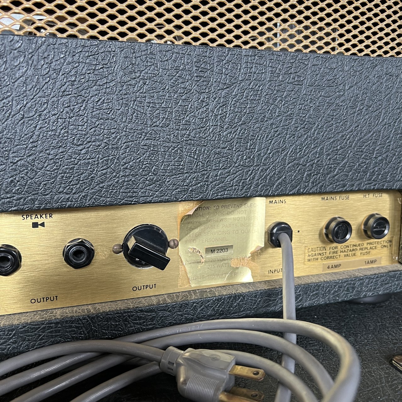 1979 Marshall JMP 2203 Master Model 100w Lead