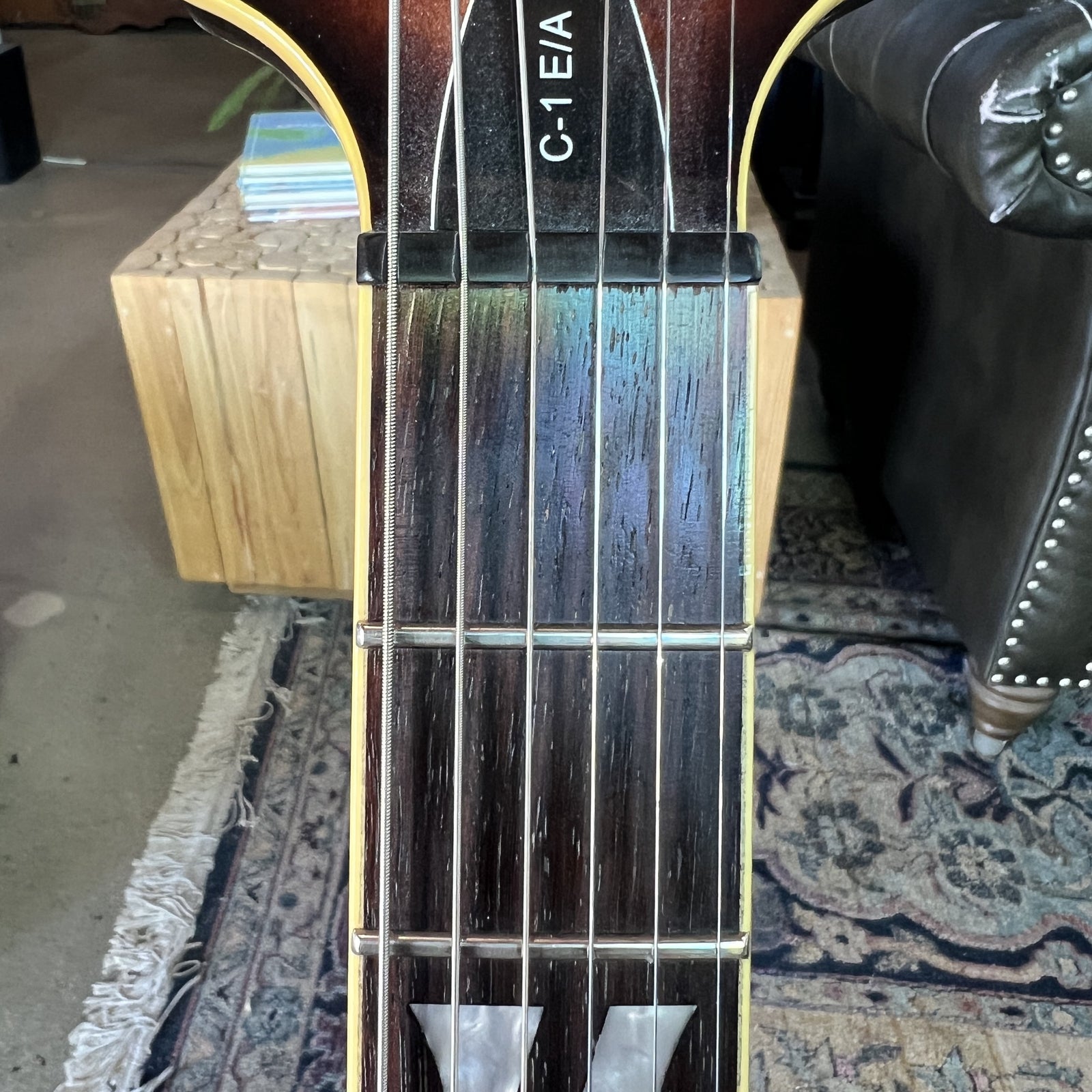 2006 Schecter Diamond Series C-1 E/A Semi-Hollow Hybrid Guitar – Dark Vintage Sunburst