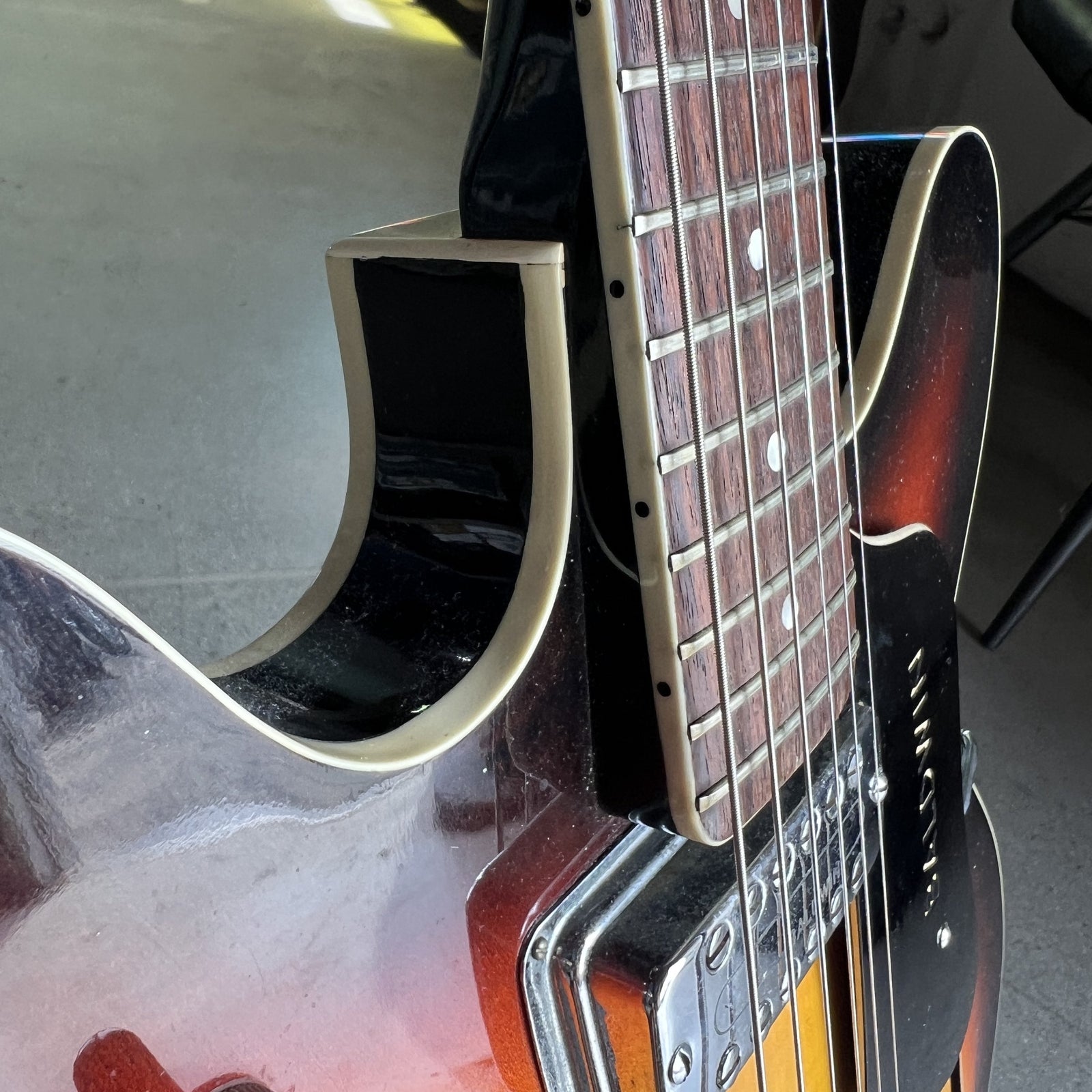 Vintage Baldwin 706 Hollowbody Electric Guitar (1967-1970) – Sunburst, Made in Italy