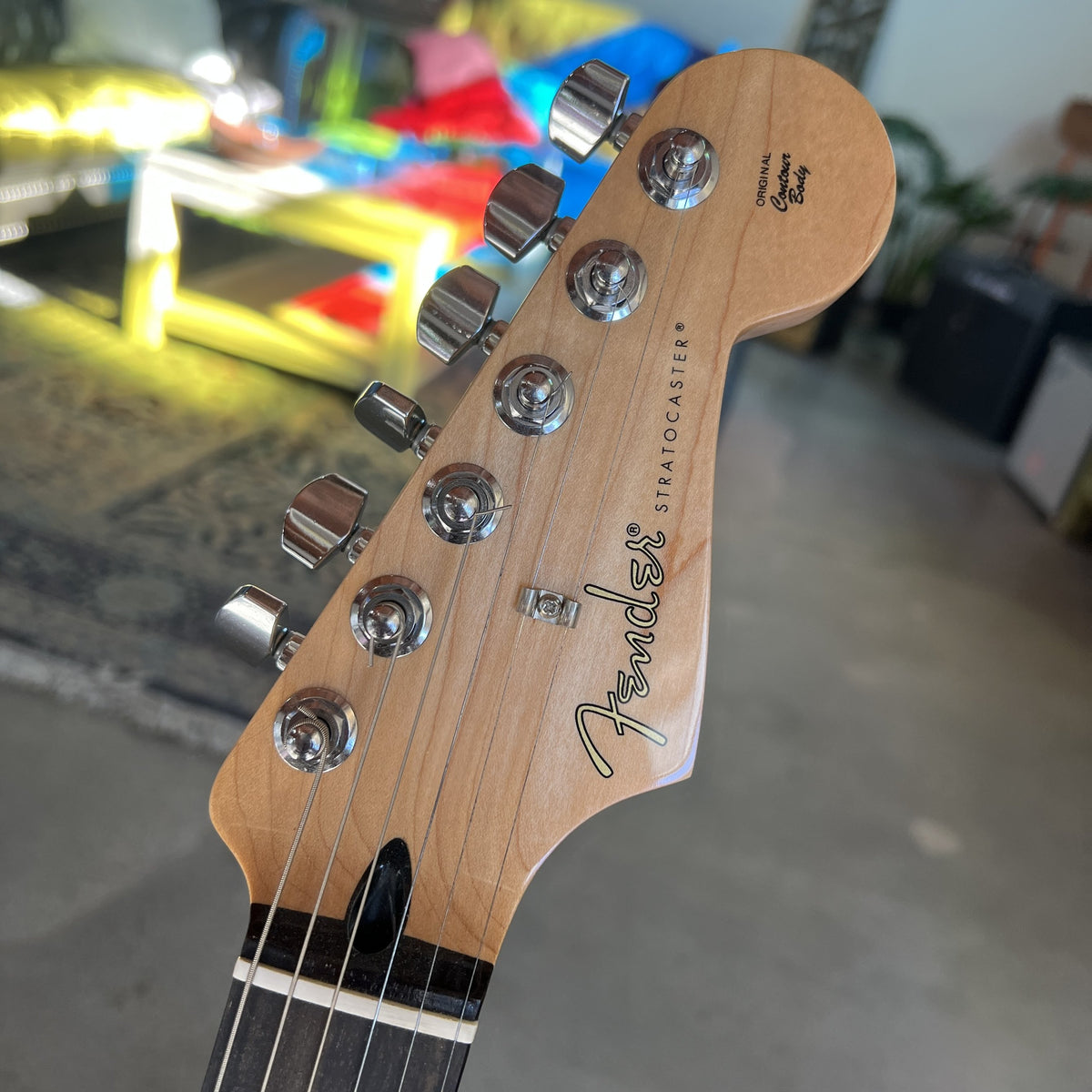 Fender Limited Edition Player Stratocaster HSS, Ebony Fingerboard, Ferrari Yellow - 2022