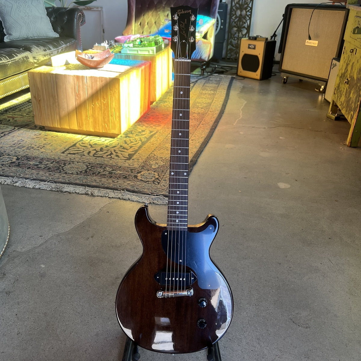 Gibson Les Paul Junior Double Cut Dark Walnut