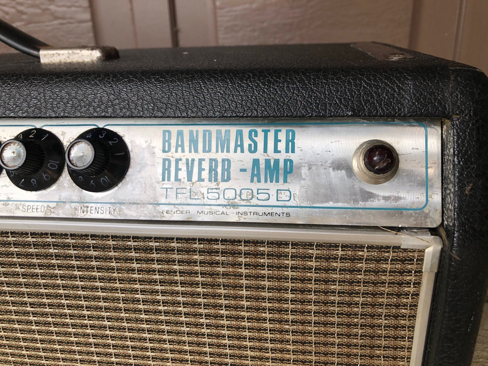 Vintage 1969 Fender Bandmaster Reverb Guitar Amplifier Head