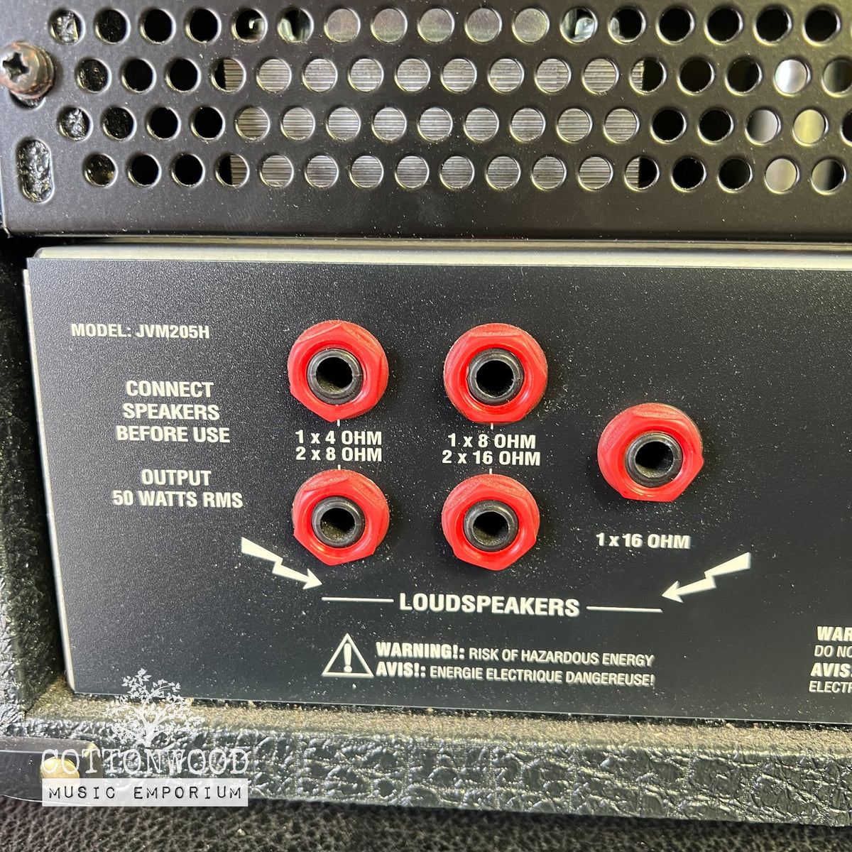 Marshall JVM205H 50-Watt 2-Channel Tube Head – Made in England (2019)