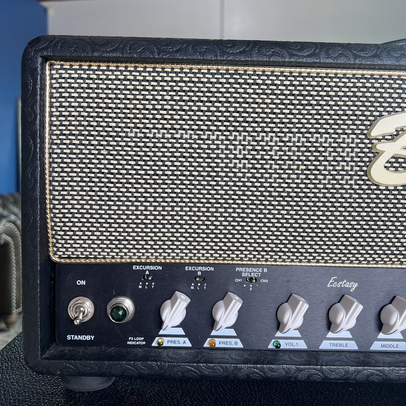 2005 Bogner Ecstasy 101B Head, Footswitch & Cover