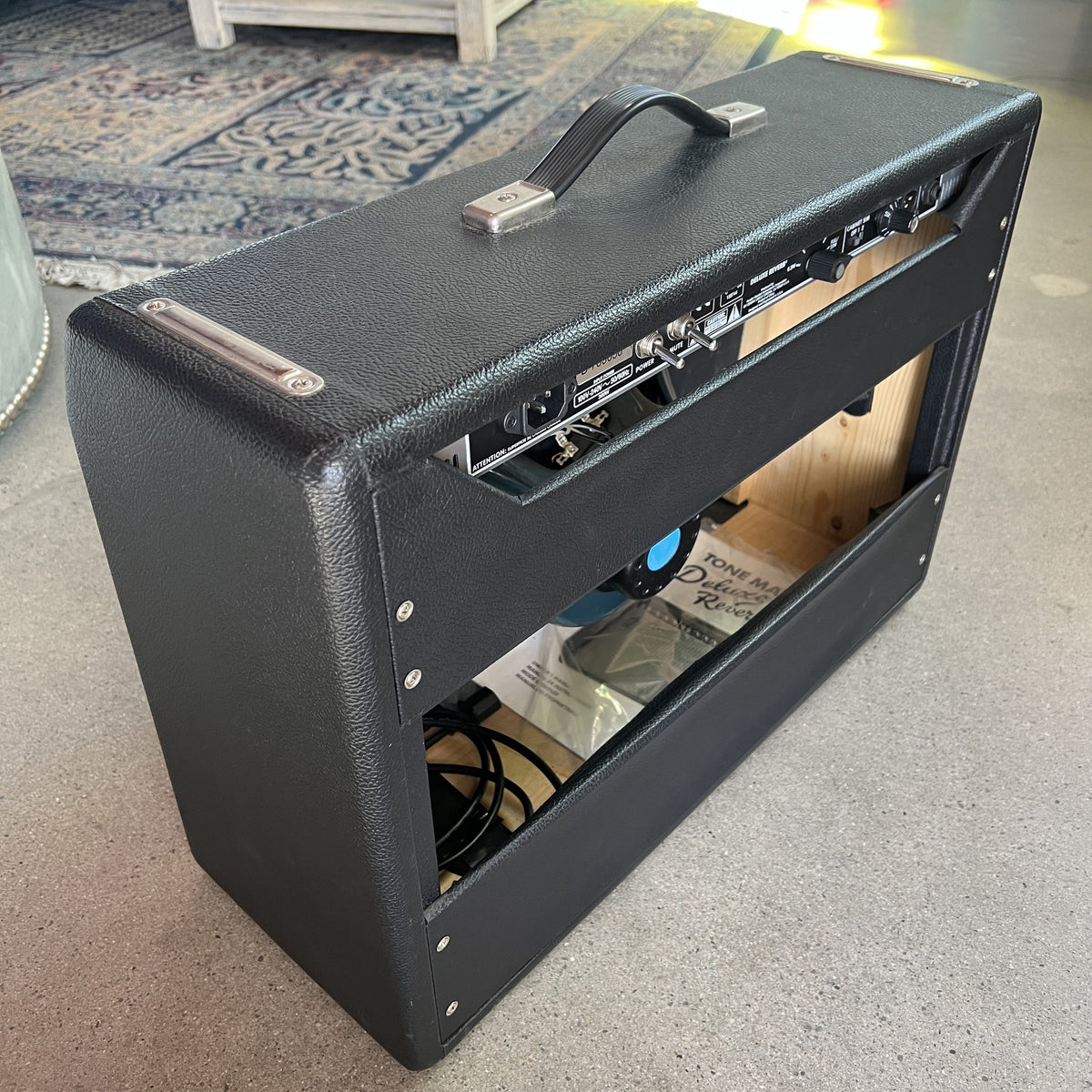 Used Fender Tone Master Deluxe Reverb Amplifier - Black | Cottonwood Music Emporium
