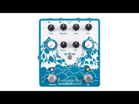 Earthquaker Devices Avalanche Run Stereo Reverb & Delay with Tap Tempo - V2