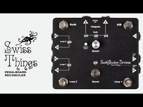 Earthquaker Devices Swiss Things Pedalboard Reconciler