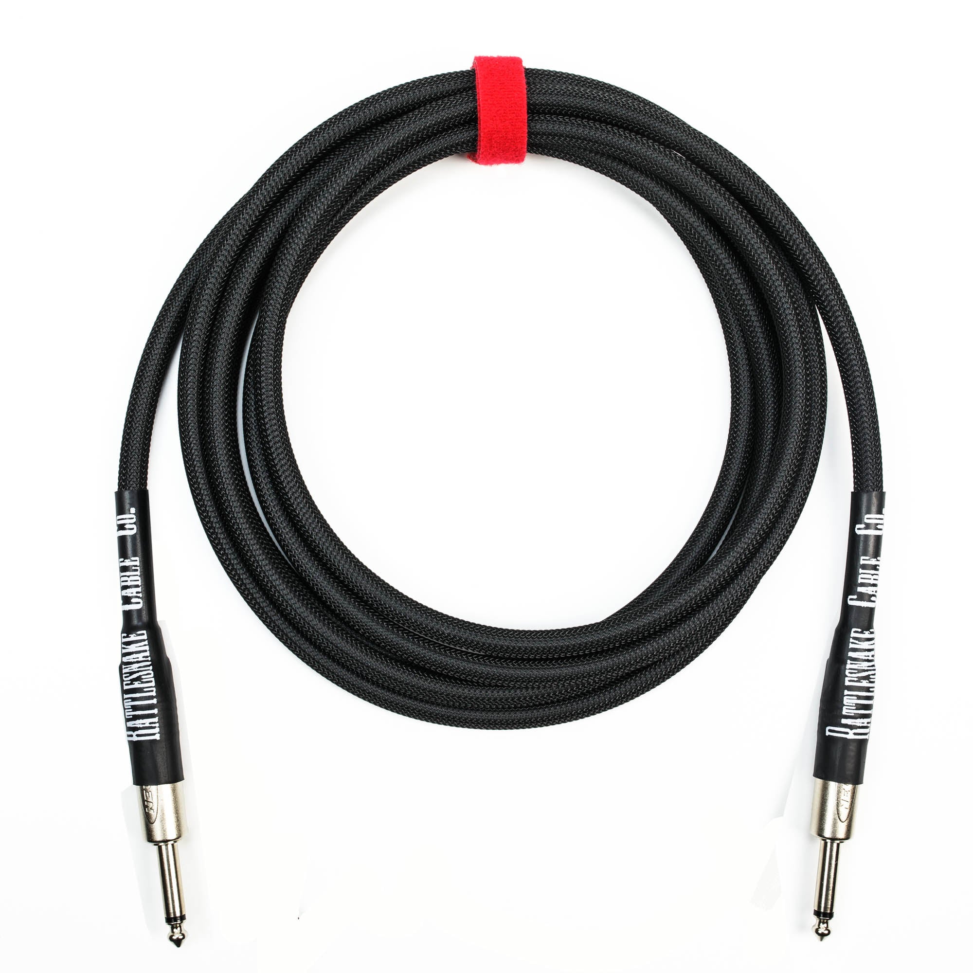 Rattlesnake Cable Company 10' Black Guitar Cable - Straight Plugs