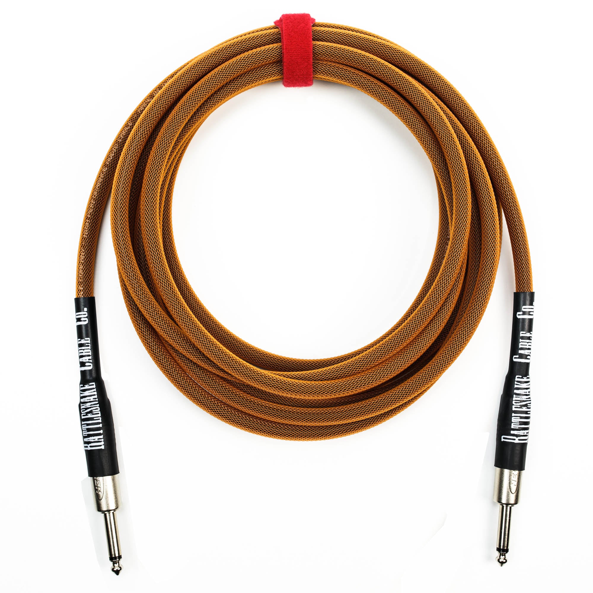 Rattlesnake Cable Company 15' Copper Guitar Cable - Straight Plugs