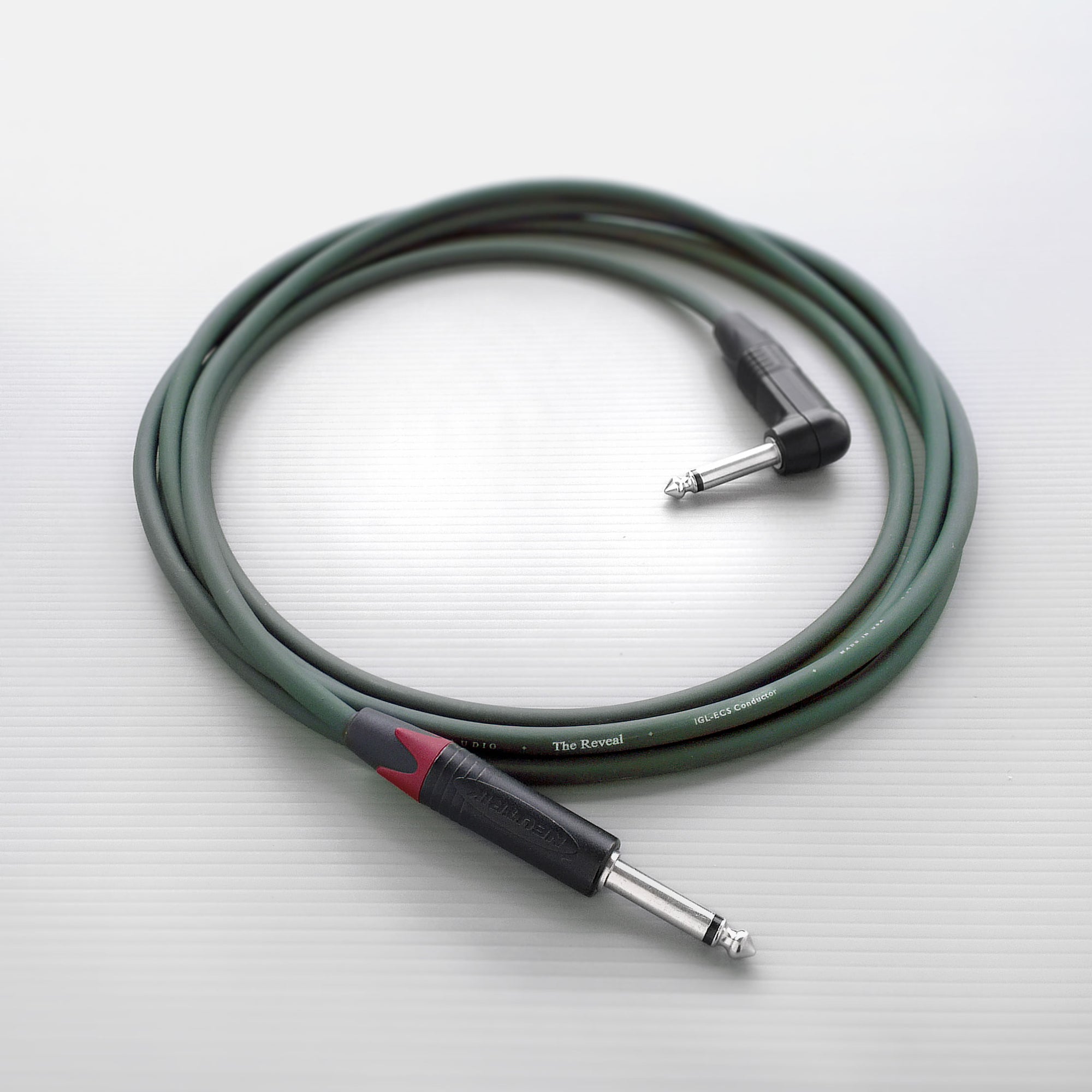 Evidence Audio Reveal Guitar Cable - 20ft: Straight to Right Angle