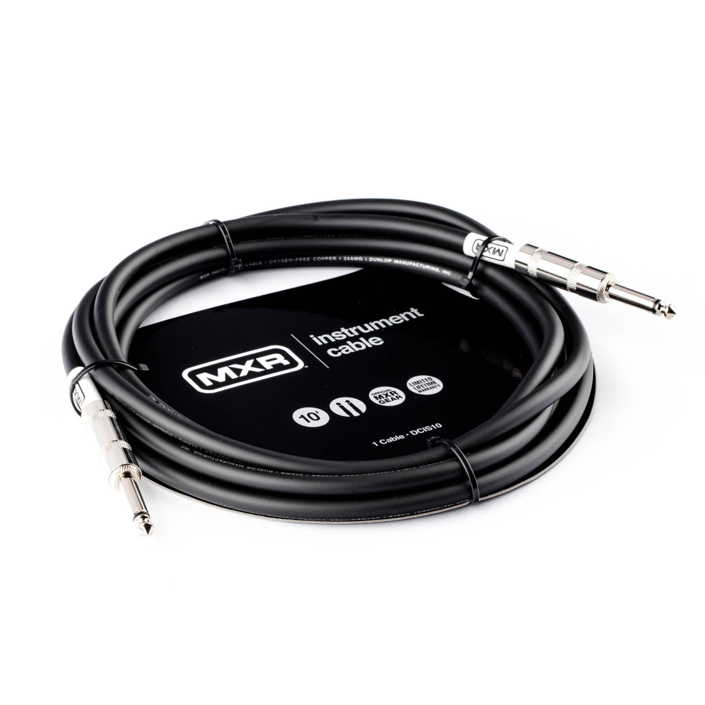 MXR Standard Instrument Cable - 10' - Straight Ends - DCIS10