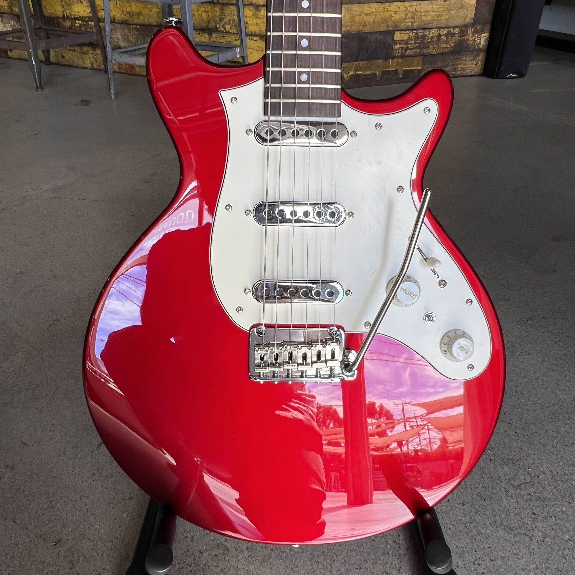 KZ Guitar Works KWG22 3S11, Old Candy Apple Red
