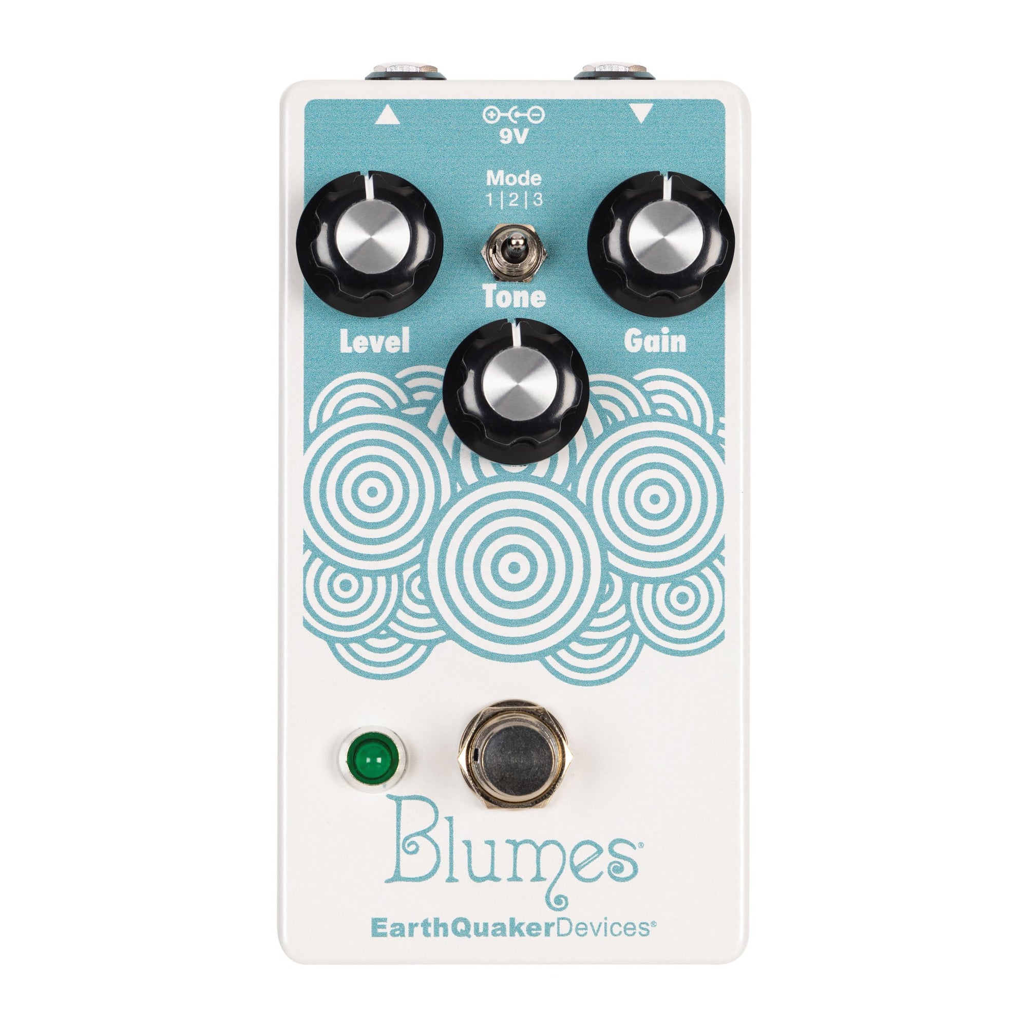 EarthQuaker Devices Blumes - Limited Edition Pearl White & Turquoise
