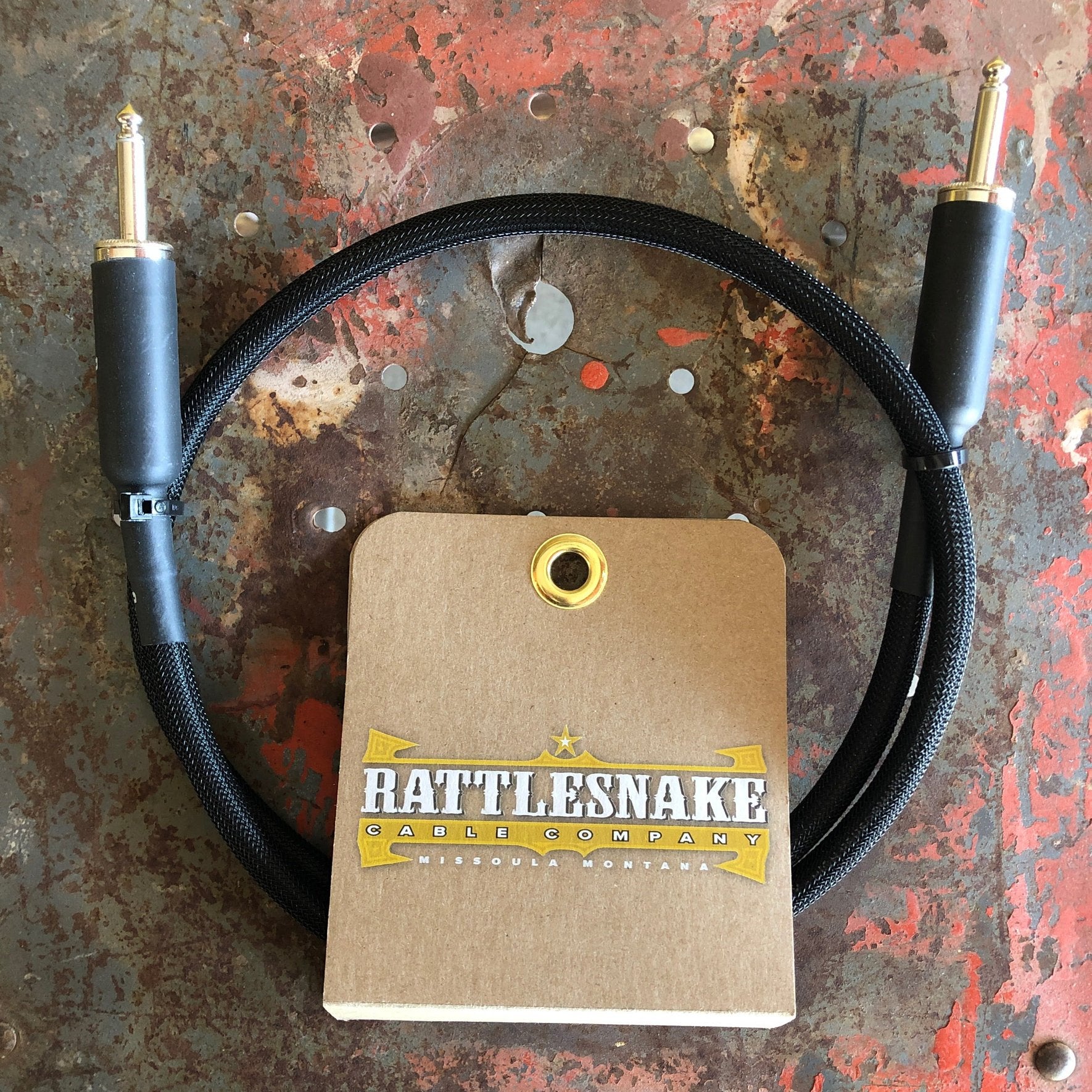 Rattlesnake Cable Company 8' Speaker Cable - Black
